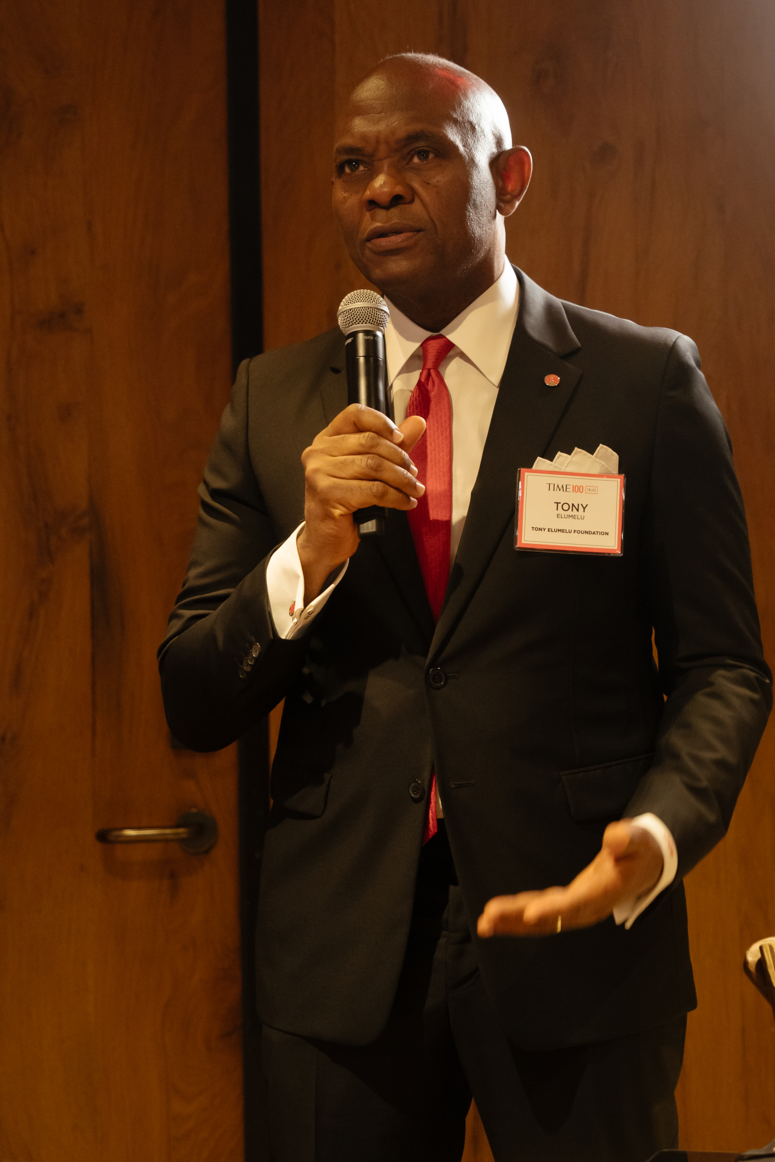 Founder of Tony Elumelu Foundation and Chairman of United Bank for Africa Tony Elumelu