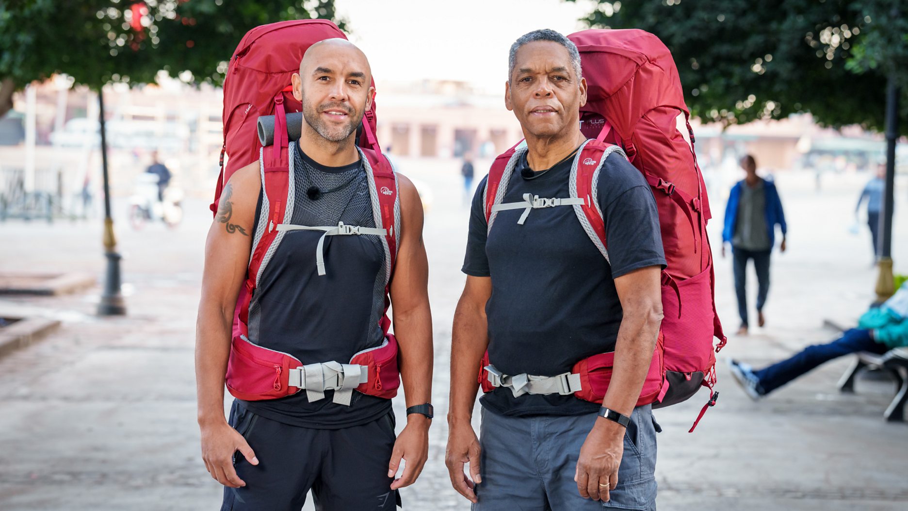 Alex Beresford and dad Noel talk about taking part in Celebrity Race Across the World