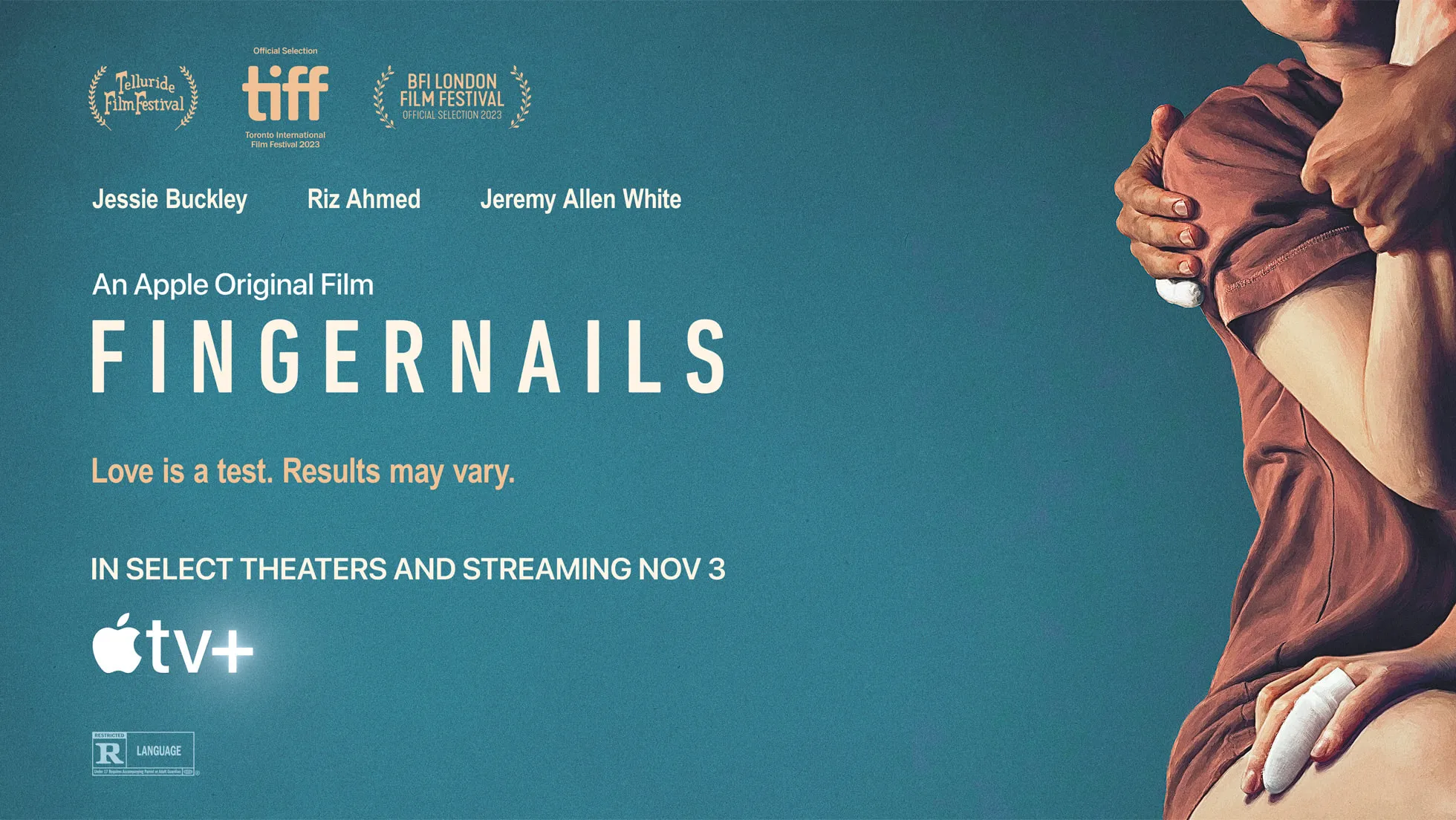 Apple Original Films Unveils Trailer and Key Art for the Highly Anticipated Feature, "Fingernails"