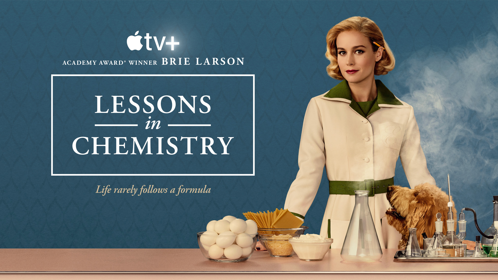 Apple TV+’s “Lessons in Chemistry” starring and executive produced by Brie Larson debuts October 13