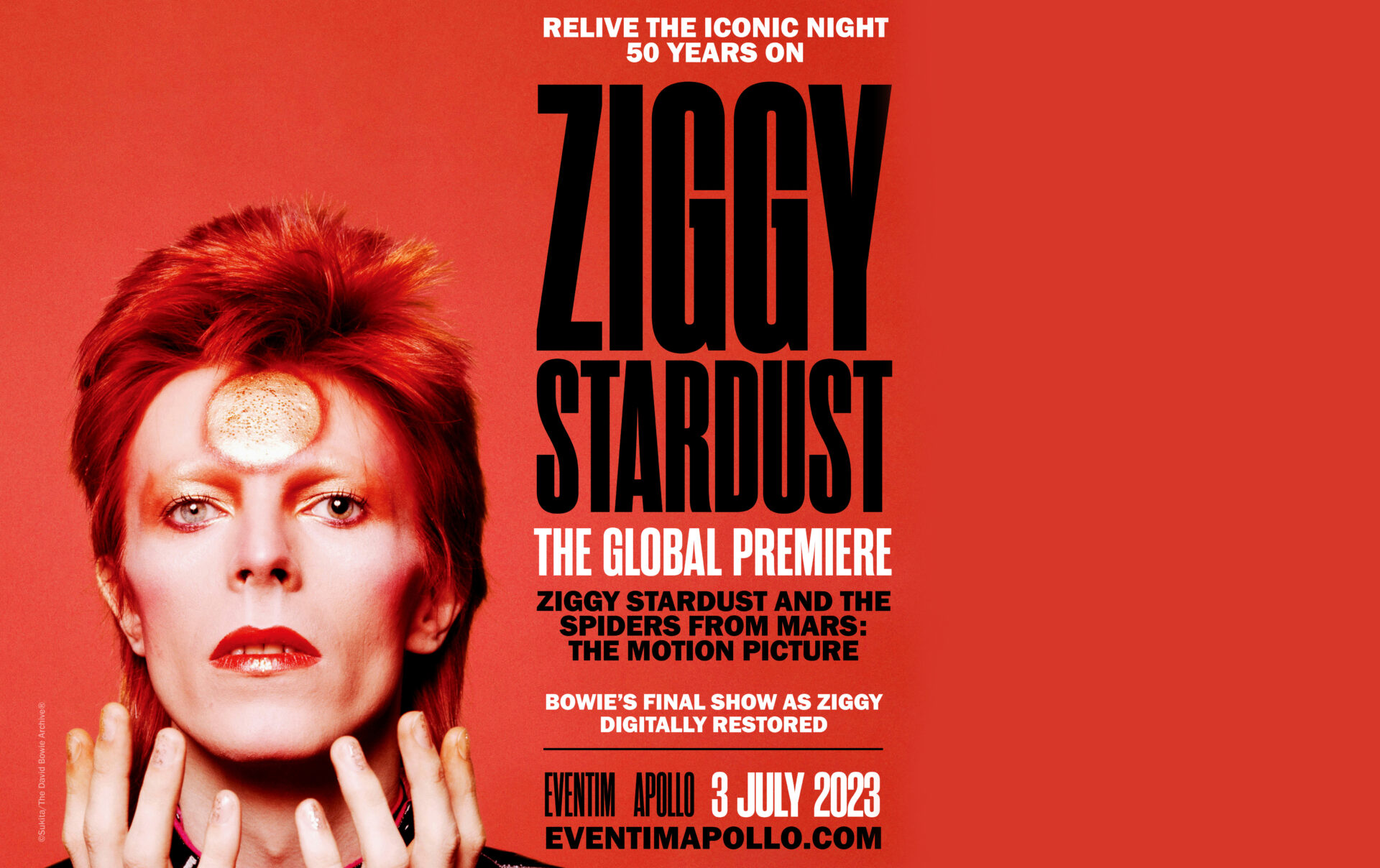 BAUER MEDIA AUDIO UK ANNOUNCED AS MEDIA PARTNER OF ZIGGY STARDUST 50TH ANNIVERSARY PREMIERE TODAY