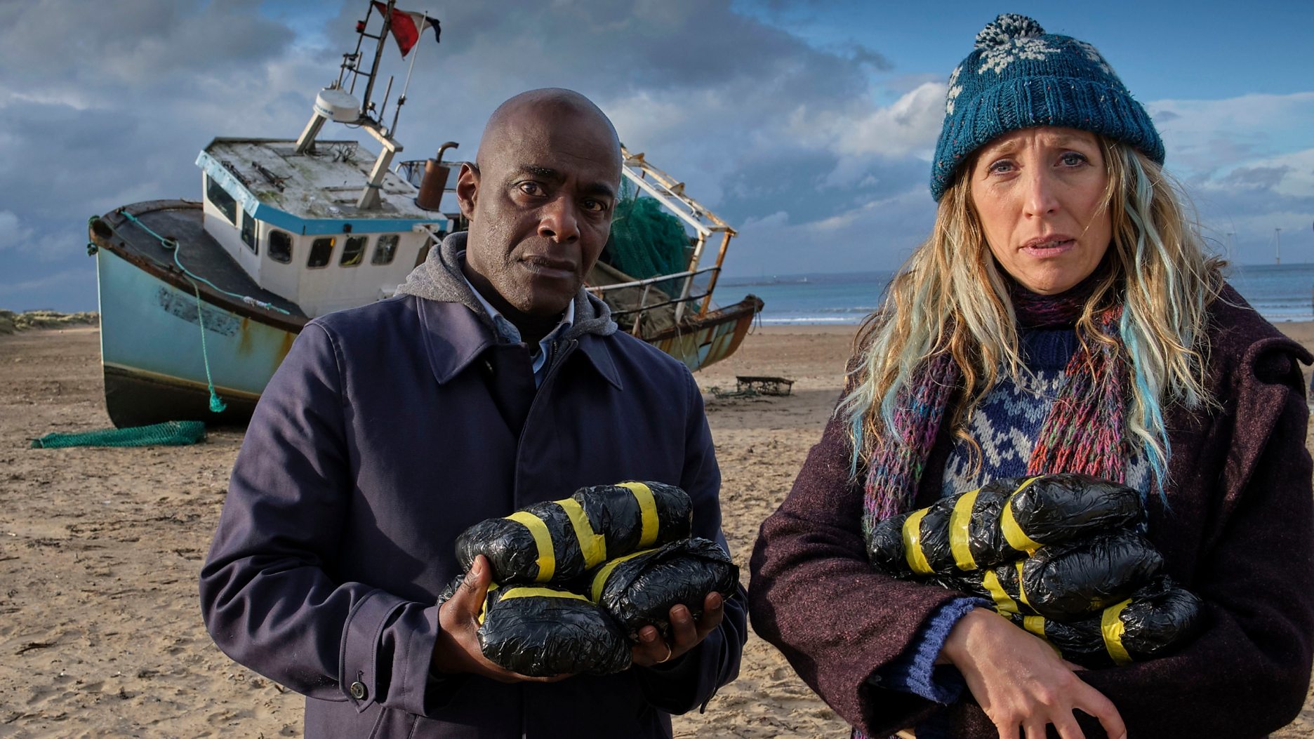 First-look picture for new thriller Boat Story starring Daisy Haggard & Paterson Joseph released