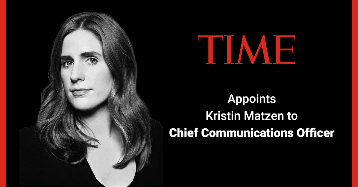 TIME Appoints Kristin Matzen as Chief Communications Officer