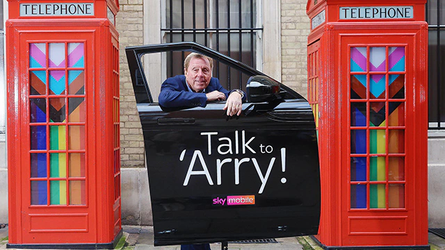 Talk to ‘Arry Football legend Harry Redknapp spotted hanging out of car window