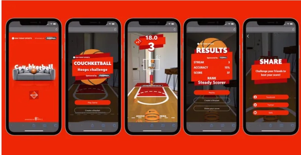USA TODAY Sports Media Group launches playable brackets, AR hoops experience