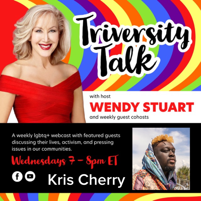 Wendy Stuart Presents TriVersity Talk! Wednesday, 9/27/23 7 PM ET With Featured Guest Kris Cherry