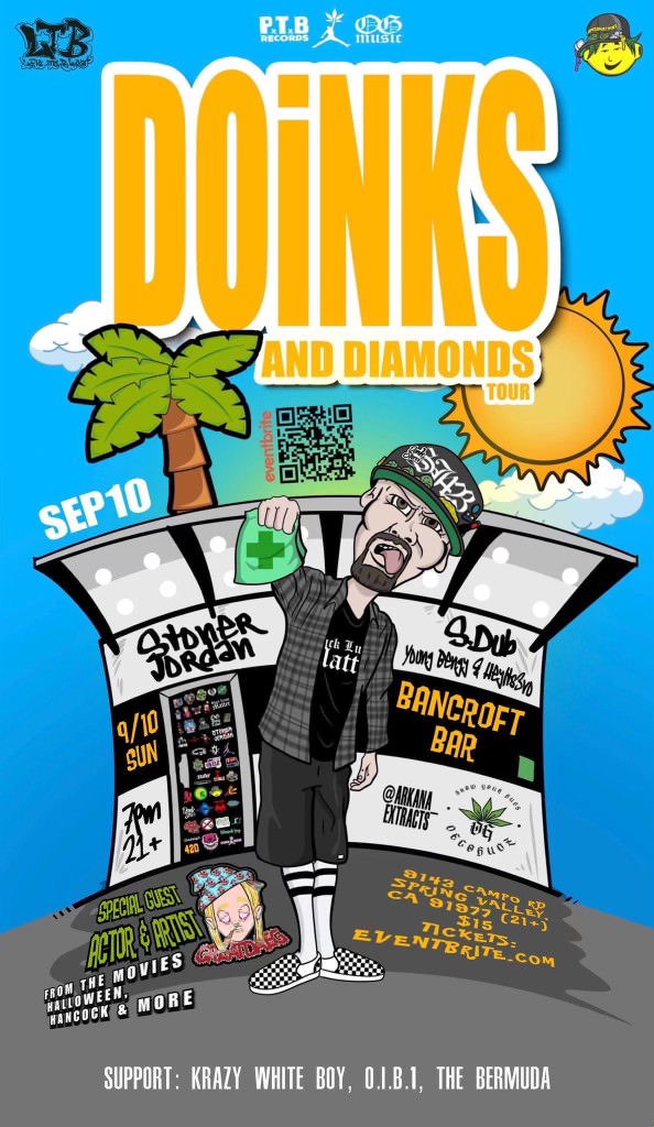 Yung Mae & GreatDaeg Special Guest Performance On Stoner Jordan’s “Doinks & Diamonds” Tour 9/10/23