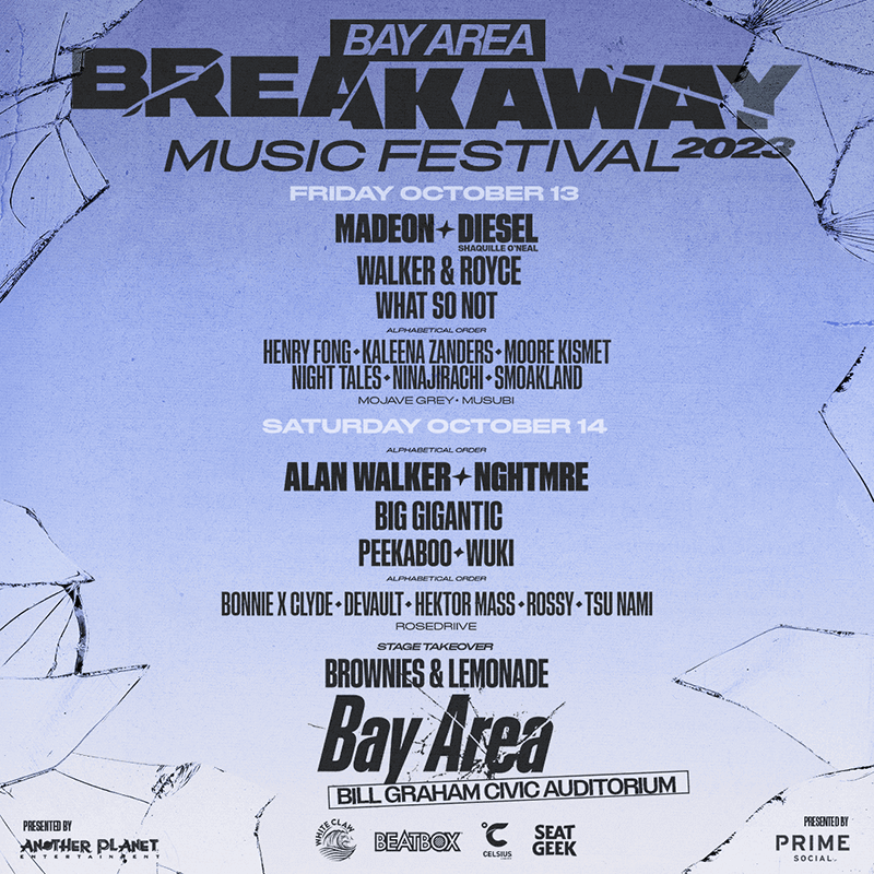 BREAKAWAY Bay Area 2023 Announces Diesel (Shaquille O’neal) As New Headliner For Friday, October 13