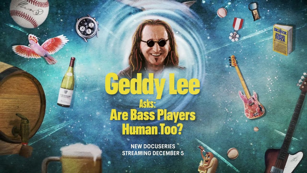 Paramount+ Announces New Docuseries "Geddy Lee Asks: Are Bass Players Human Too?"