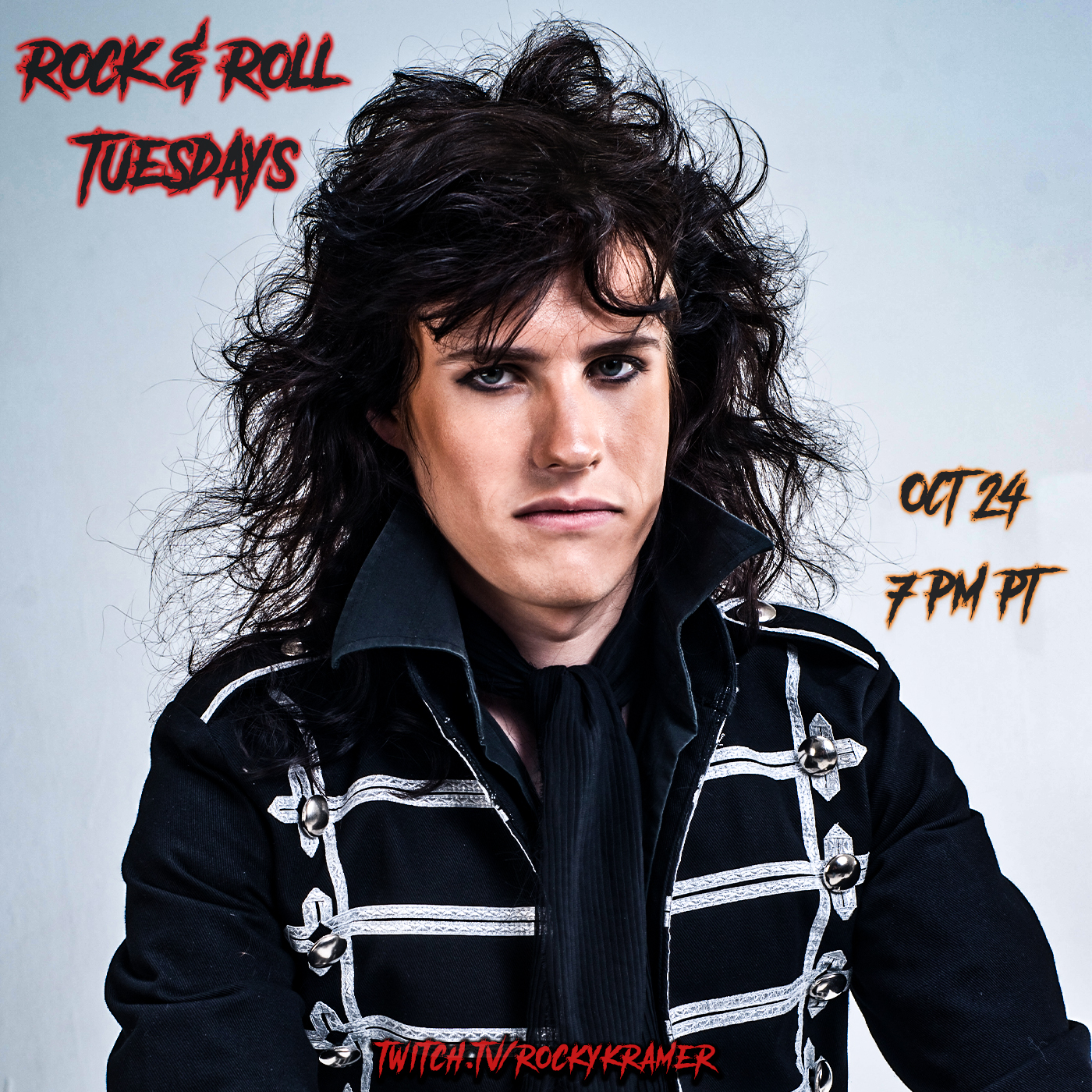 Rocky Kramer’s Rock & Roll Tuesdays Presents “The Black Parade” 10/24/23, 7 PM PT on Twitch