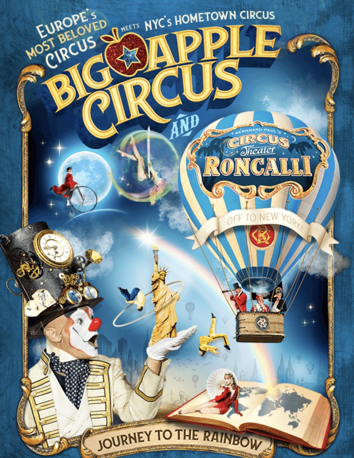 The Celebrated Big Apple Circus: “Journey to the Rainbow” Arrives November 8, 2023