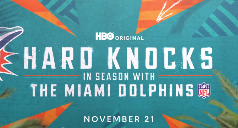 HBO & NFL Films’ HARD KNOCKS: IN SEASON WITH THE MIAMI DOLPHINS Debuts November 21
