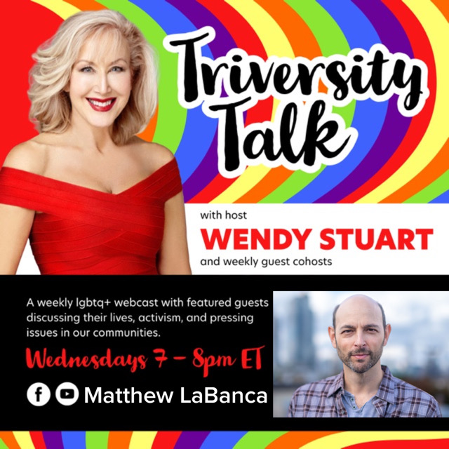 Wendy Stuart Presents TriVersity Talk! 11/15/23 7 PM ET With Featured Guest Matthew LaBanca