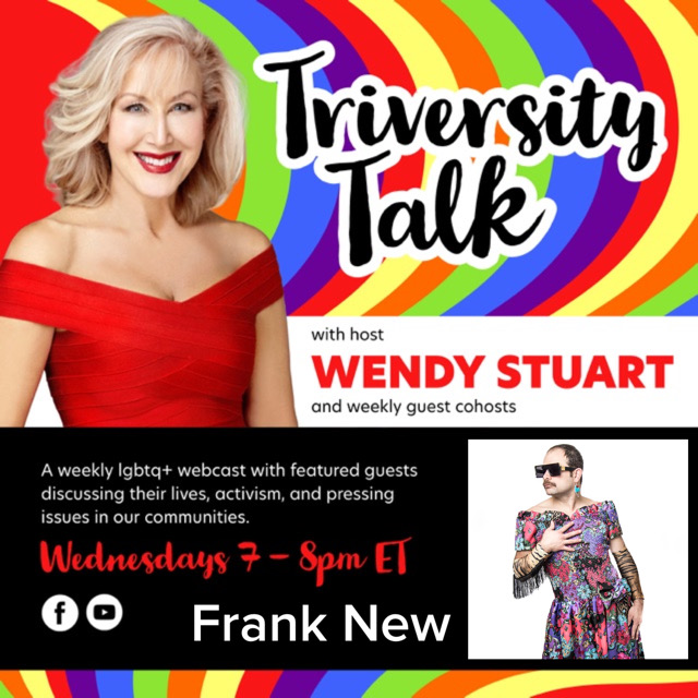 Wendy Stuart Presents TriVersity Talk! Wednesday 11/29/23 7 PM ET With Featured Guest Frank New