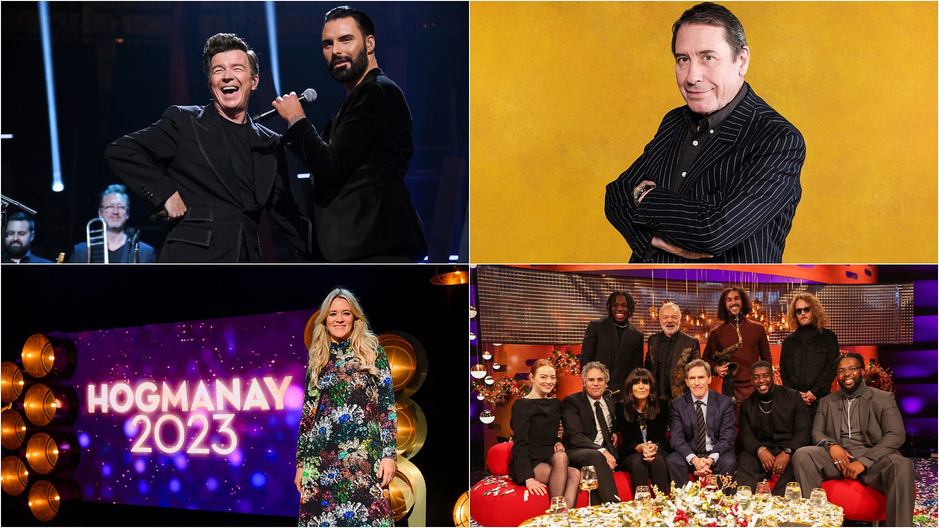 BBC New Year's Eve 2023 - Rick Astley, Jools' Hootenanny, Hogmanay, Graham Norton and more