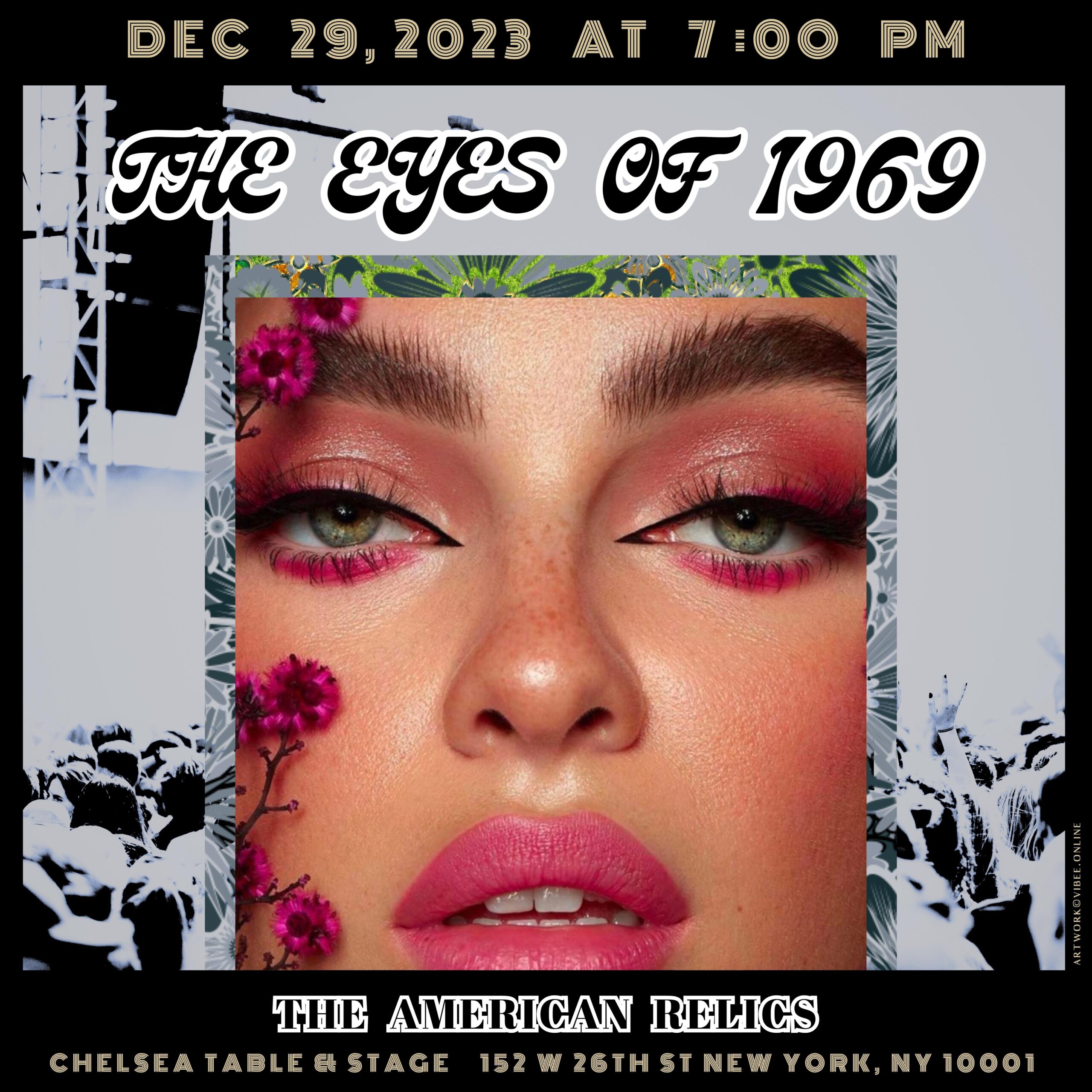THE AMERICAN RELICS To Perform “The Eyes of 1969” At Chelsea Table & Stage In NYC 12/29/23 7:00 PM