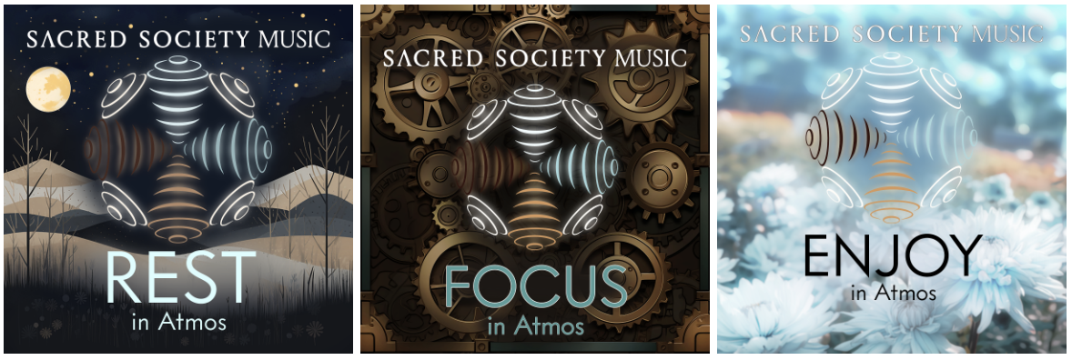 AMBIENT MUSIC COLLECTIVE SACRED SOCIETY PROVIDES SOUND THERAPY VIA "REST,” “FOCUS” & “ENJOY”