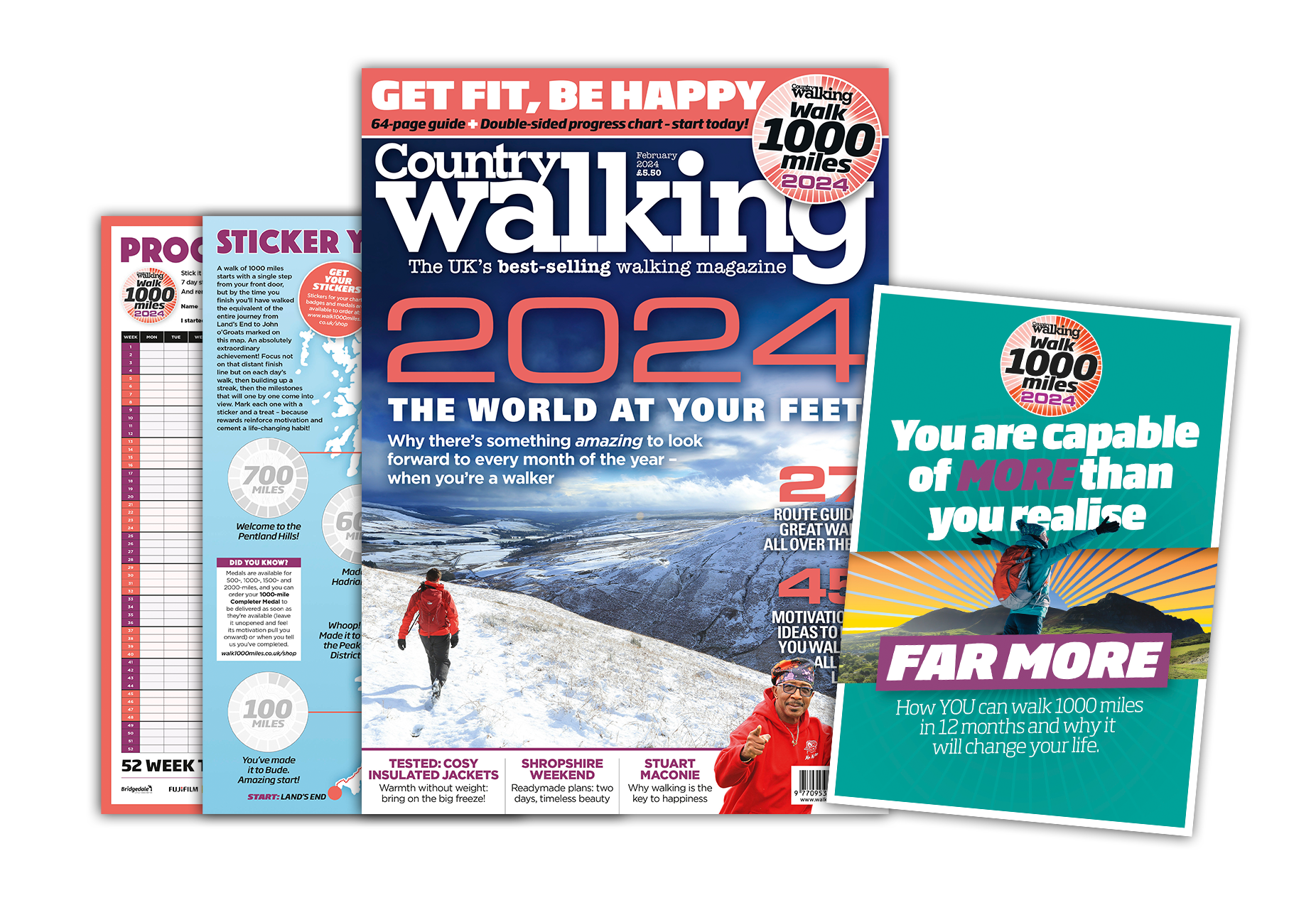 Country Walking launches #Walk1000Miles 2024 Challenge