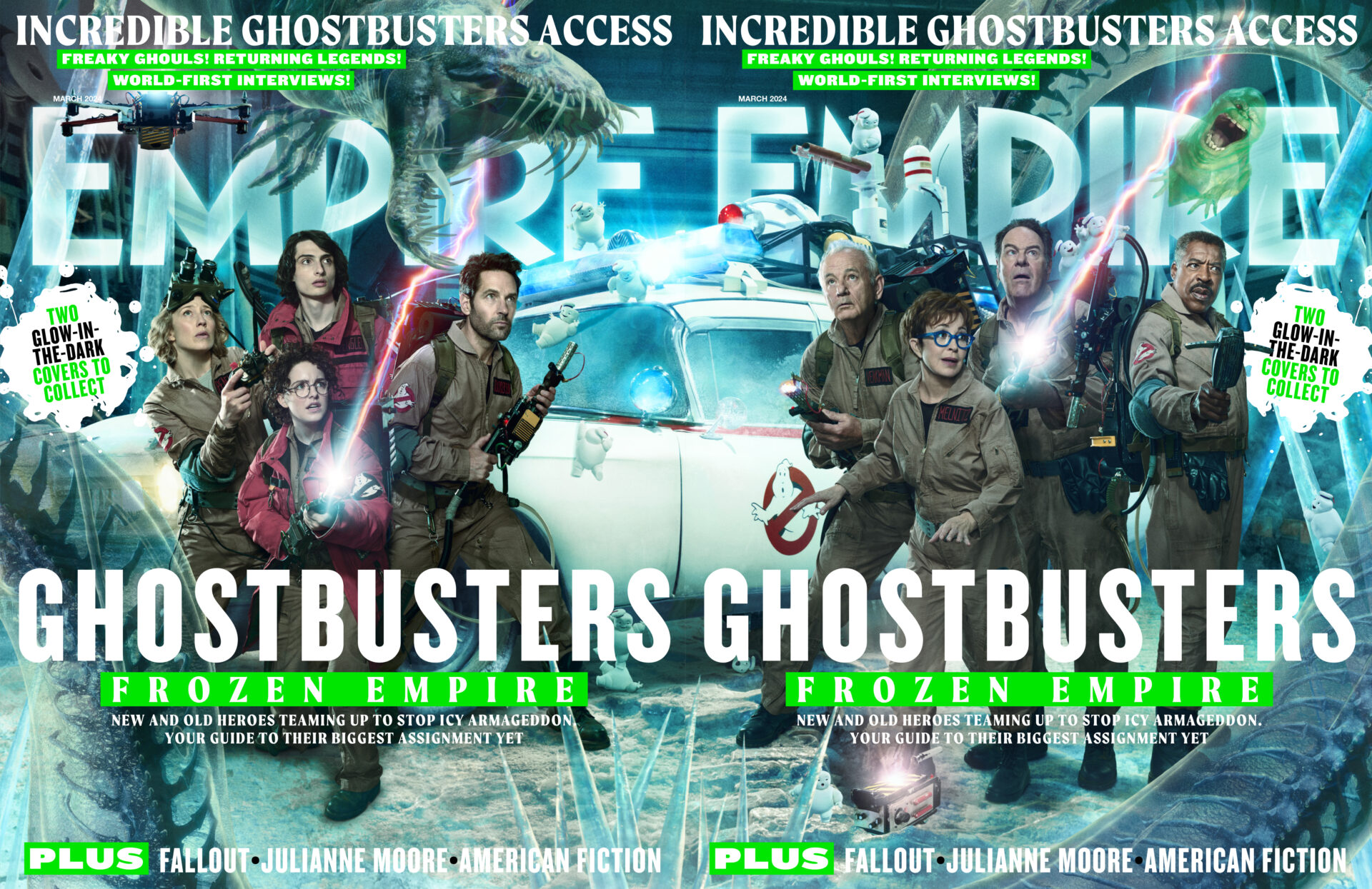 EMPIRE teams up with Ghostbusters on first ever glow-in-the-dark split covers