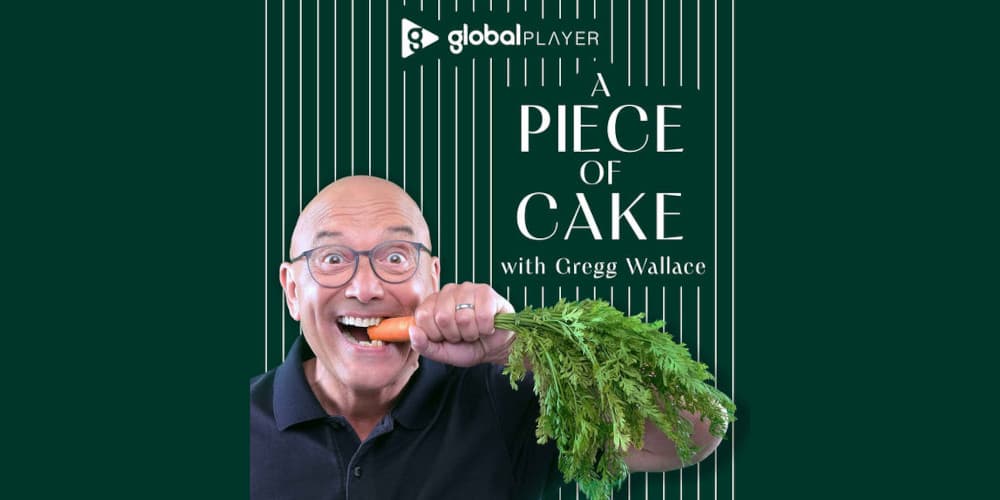 Gregg Wallace Launches New Podcast On Global Player called A Piece of Cake - January 29