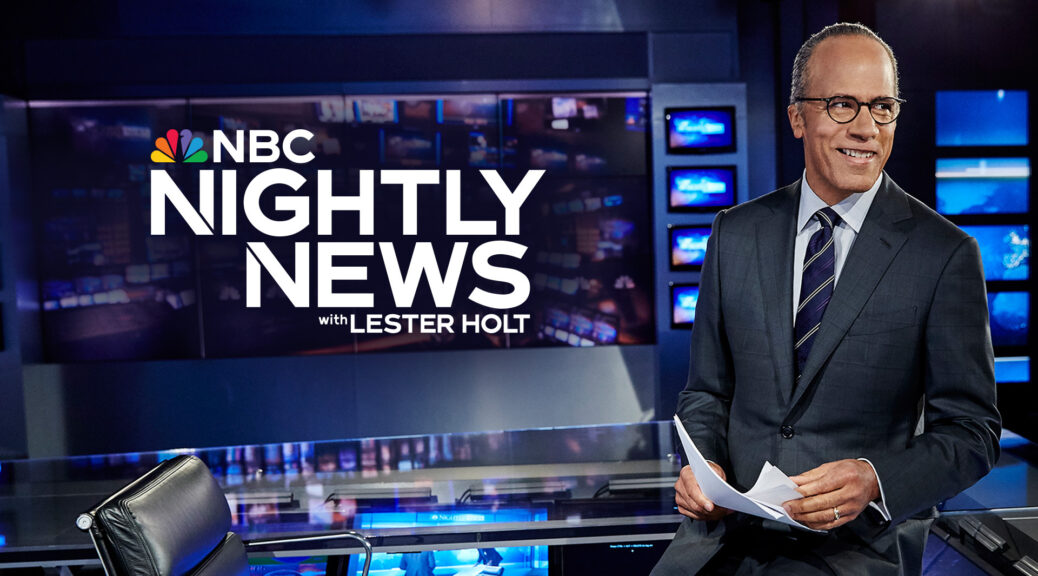 NBC NIGHTLY NEWS WITH LESTER HOLT DELIVERS LARGEST DEMO AUDIENCE IN NEARLY A YEAR — #1 IN ALL OF TV ON FRIDAY