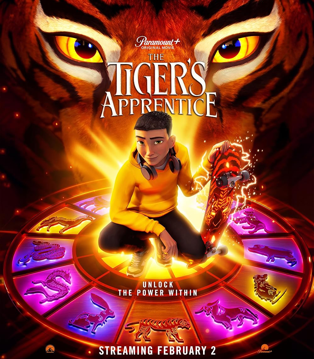 Paramount+ Debuts Official Trailer for Star-Studded Animated Family Film "The Tiger's Apprentice"