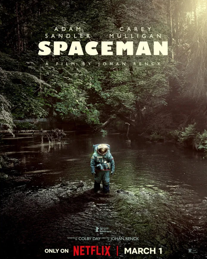 "Spaceman" Starring Adam Sandler Lands on Netflix March 1