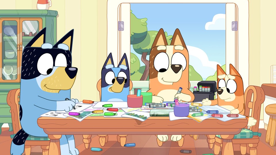 Ten New Episodes of "Bluey" Now Streaming on Disney+