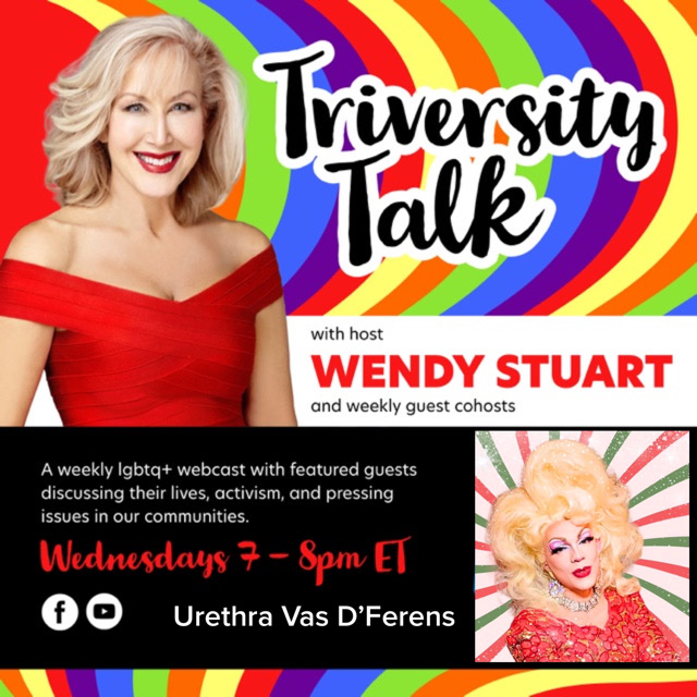 Wendy Stuart Presents TriVersity Talk! 1/10/24 7 PM ET With Featured Guest Urethra Vas D’Ferens