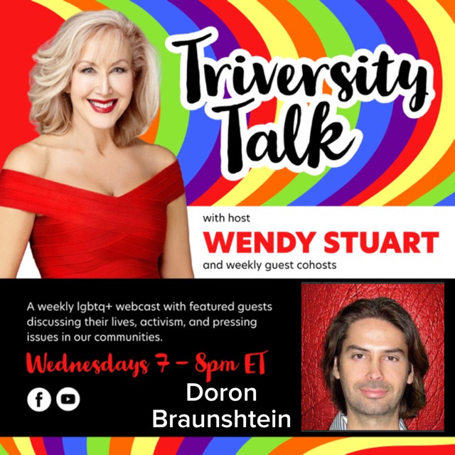 Wendy Stuart Presents TriVersity Talk! 1/24/24 7 PM ET With Featured Guest Doron Braunshtein