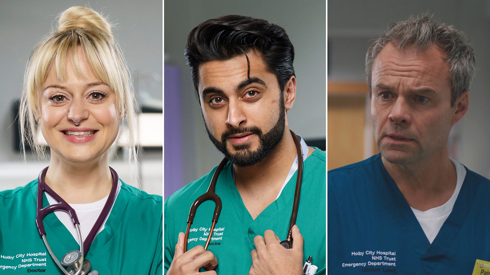 Casualty announces new cast members Sammy T Dobson, Manpreet Bachu and Jamie Glover