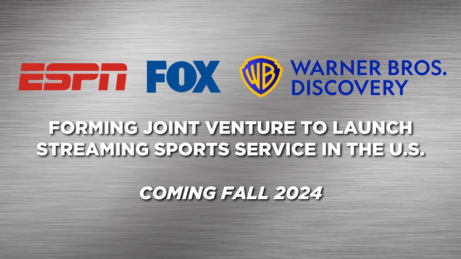 ESPN, FOX & Warner Bros. Discovery to Launch Sports Streaming Site in U.S