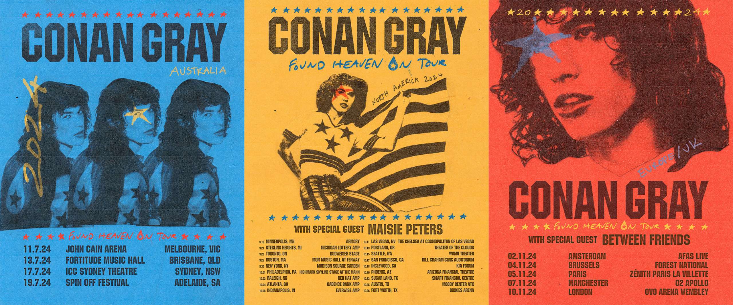 CONAN GRAY ANNOUNCES GLOBAL FOUND HEAVEN ON TOUR