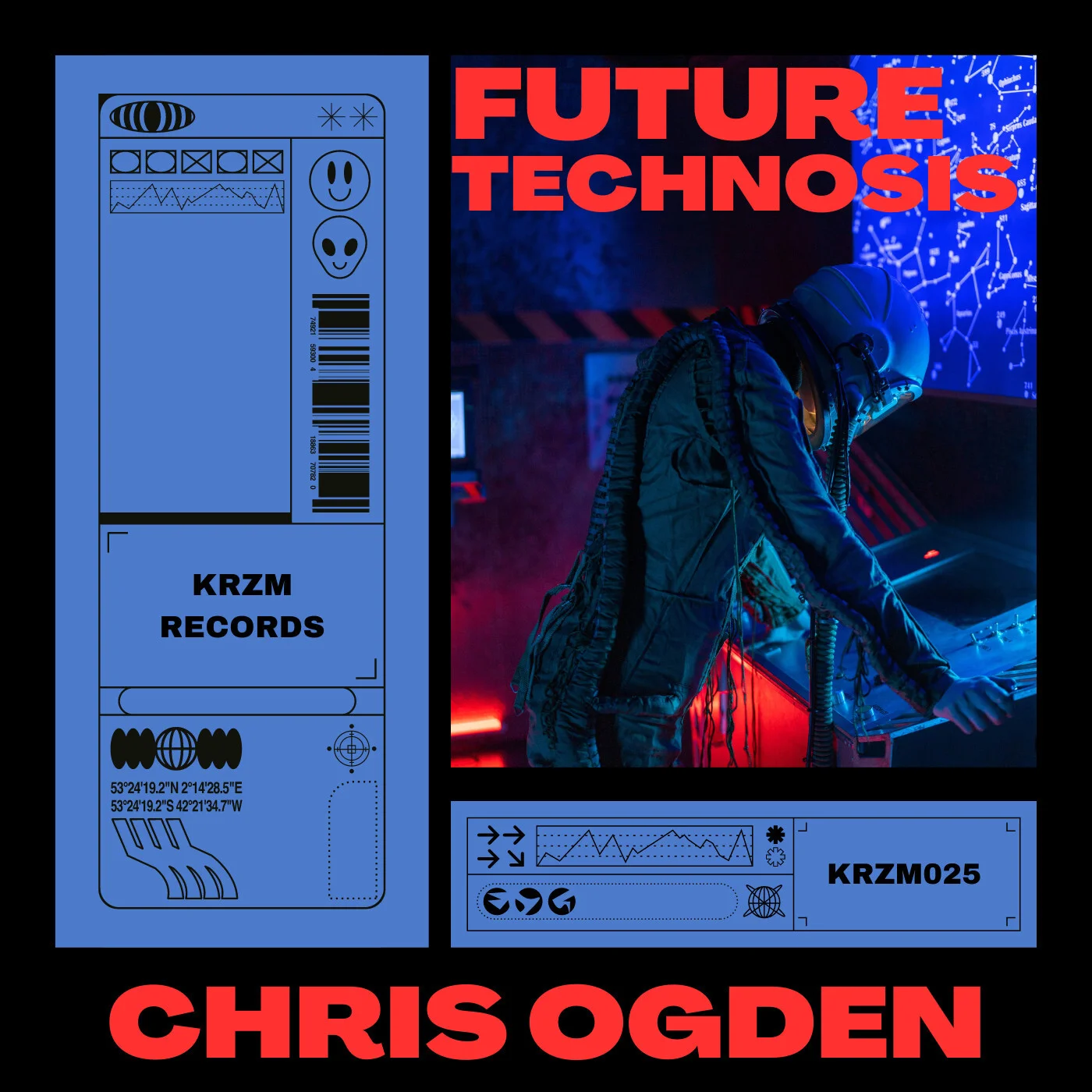 Chris Ogden's "Future Technosis EP" is now available on KRZM Records