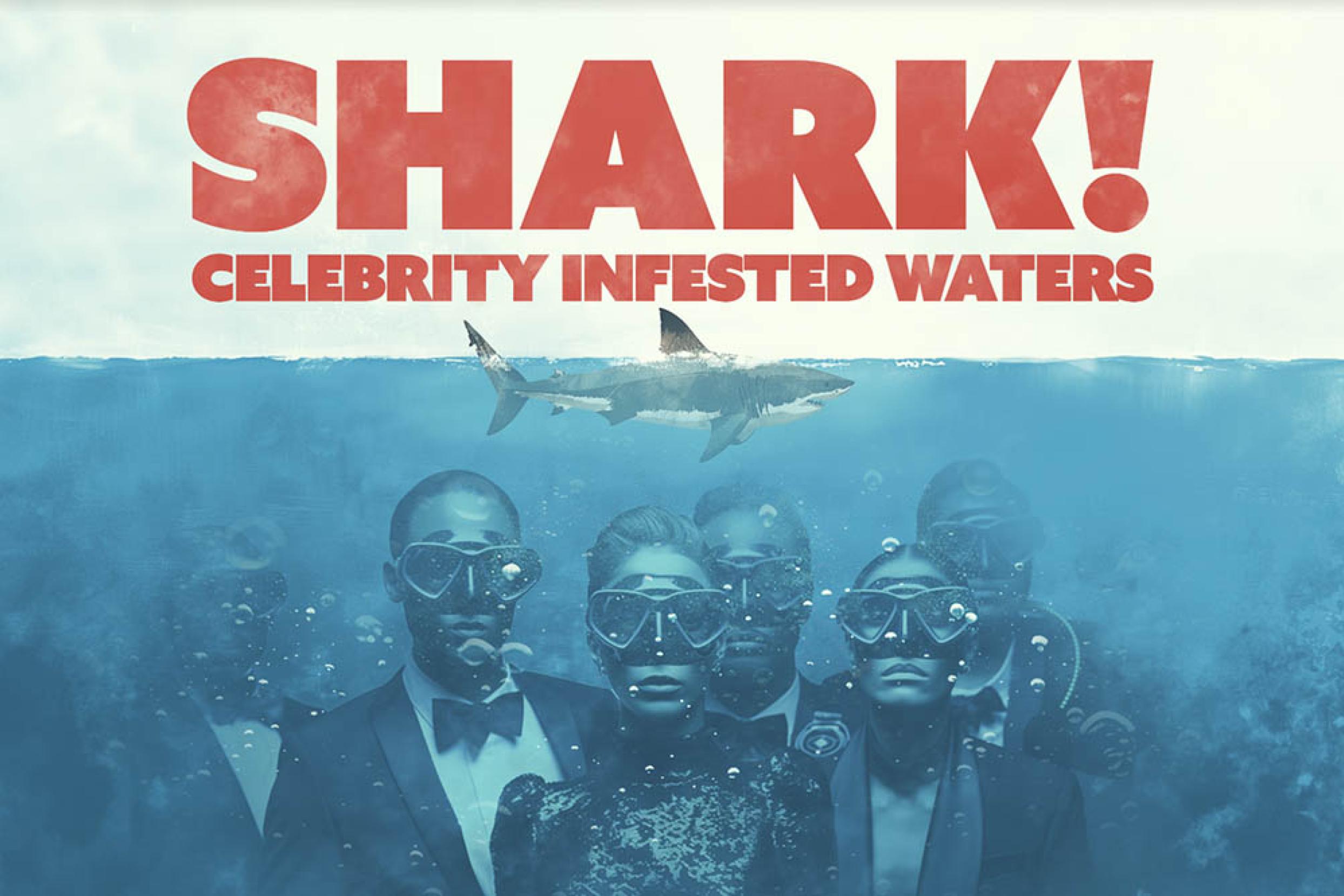 ITV commissions natural history entertaining new hybrid format SHARK! Celebrity Infested Waters