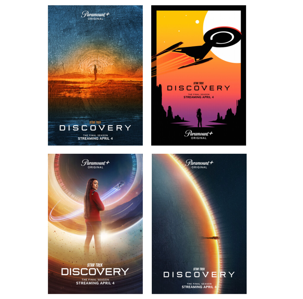 In Celebration of the Final Season of "Star Trek: Discovery," Paramount+ Reveals New Art