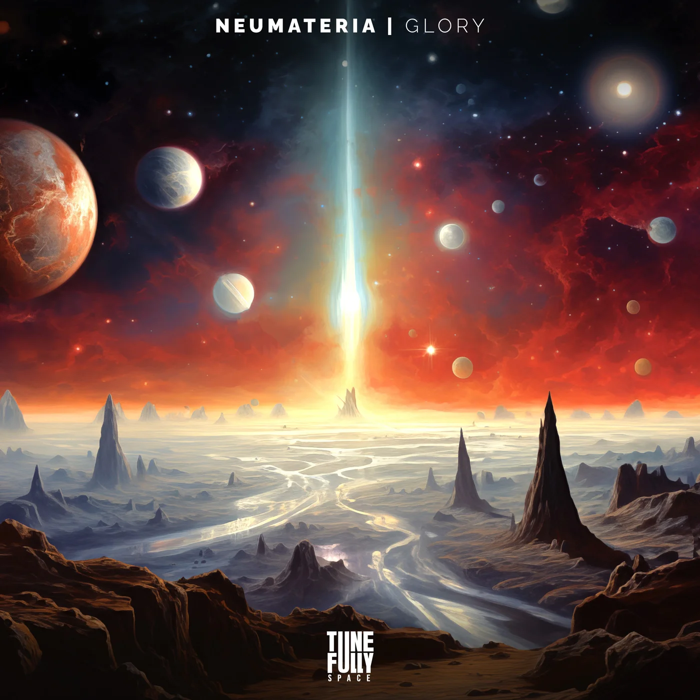 Tunefully Space presents "Glory EP" by the Kyiv-based techno artist Neumateria