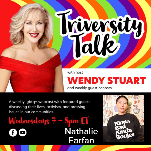 Wendy Stuart Presents TriVersity Talk! Wednesday 3/13/24 7 PM ET W/Featured Guest Nathalie Farfan