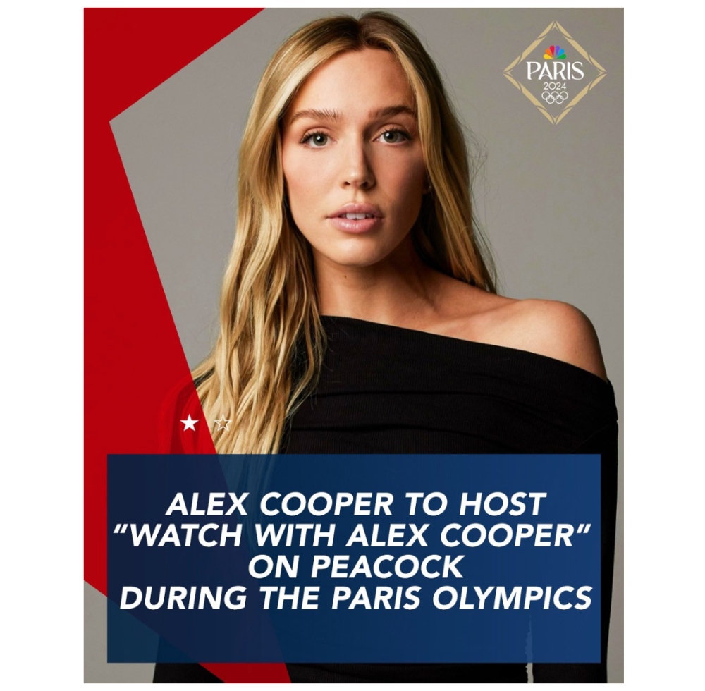 Alex Cooper, The World's #1 Female Podcaster, to Host Live Watch Parties from the 2024 Olympics