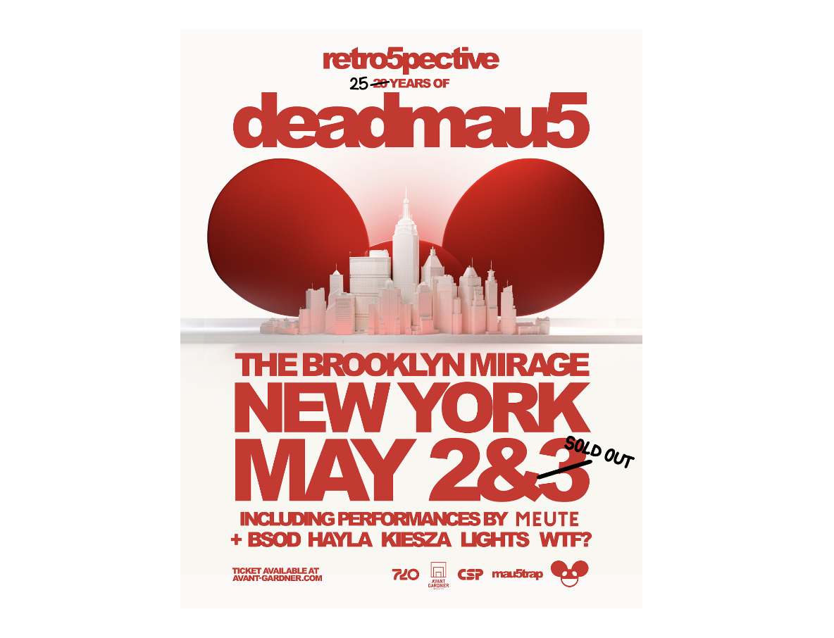 'retro5pective: 25 Years Of deadmau5' May 2 & 3 At The Brooklyn Mirage Announces Special Guests