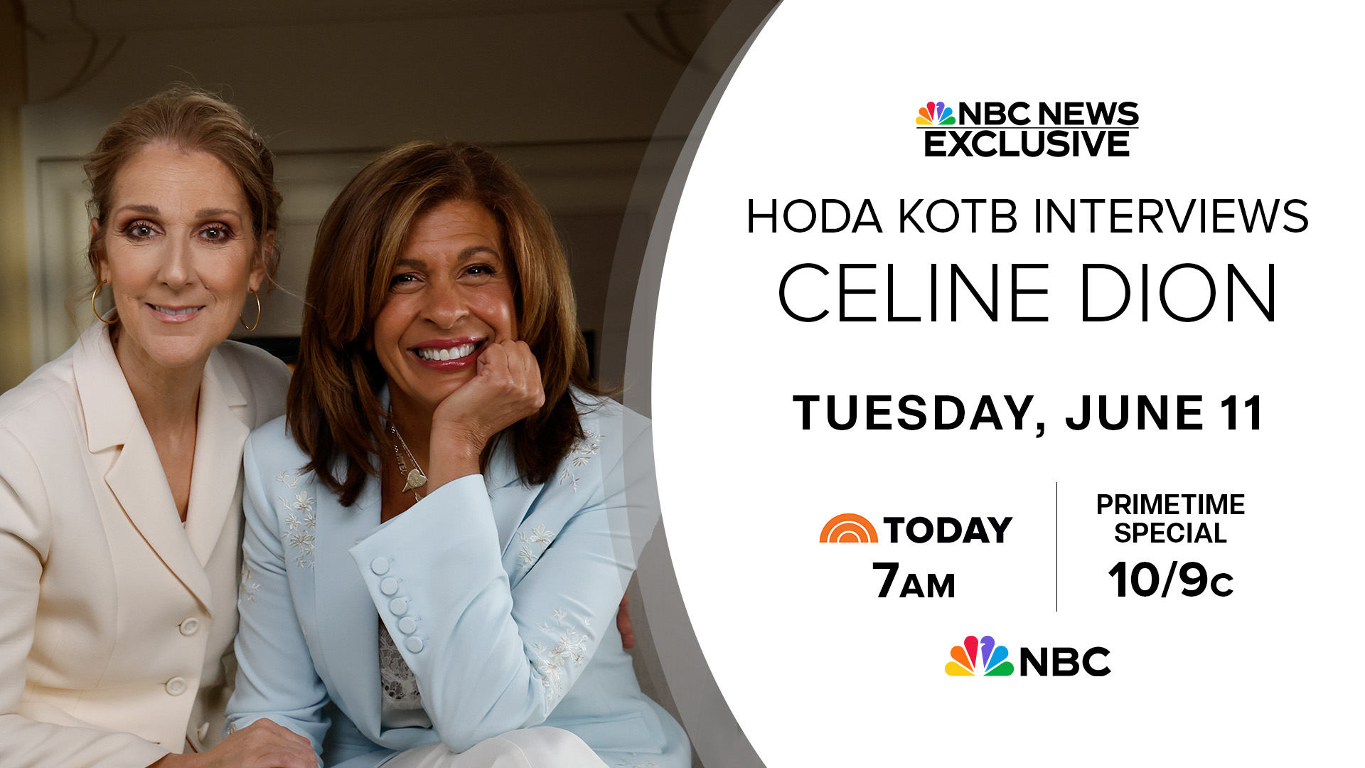 NBC NEWS EXCLUSIVE: CELINE DION SPEAKS OUT TO TODAY’SHODA KOTB IN FIRST TV INTERVIEW AMID BATTLE WITH STIFF PERSON SYNDROME 