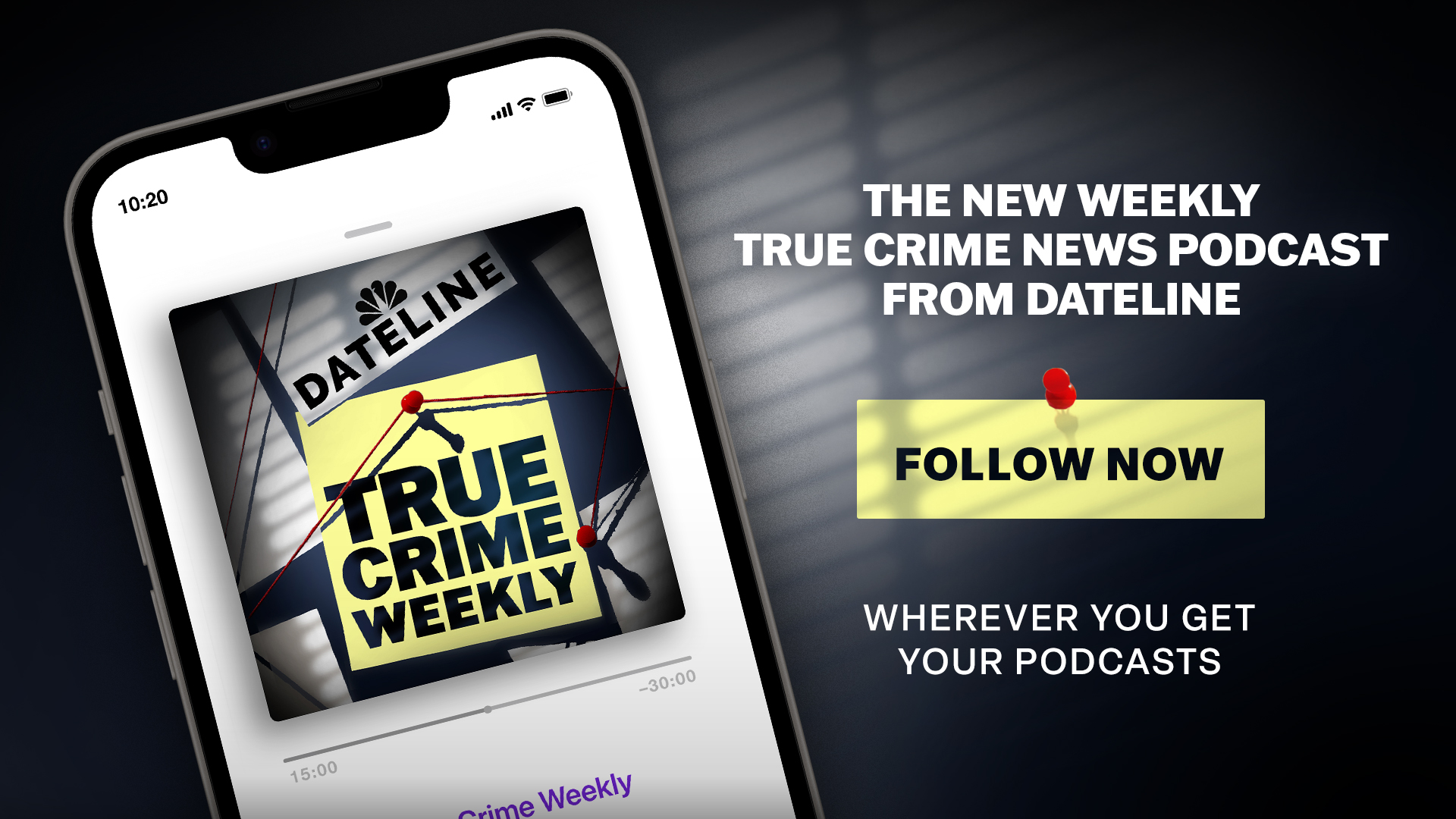 DATELINE NBC TO DEBUT ALL-NEW WEEKLY TRUE-CRIME NEWS PODCAST HOSTED BY ANDREA CANNING