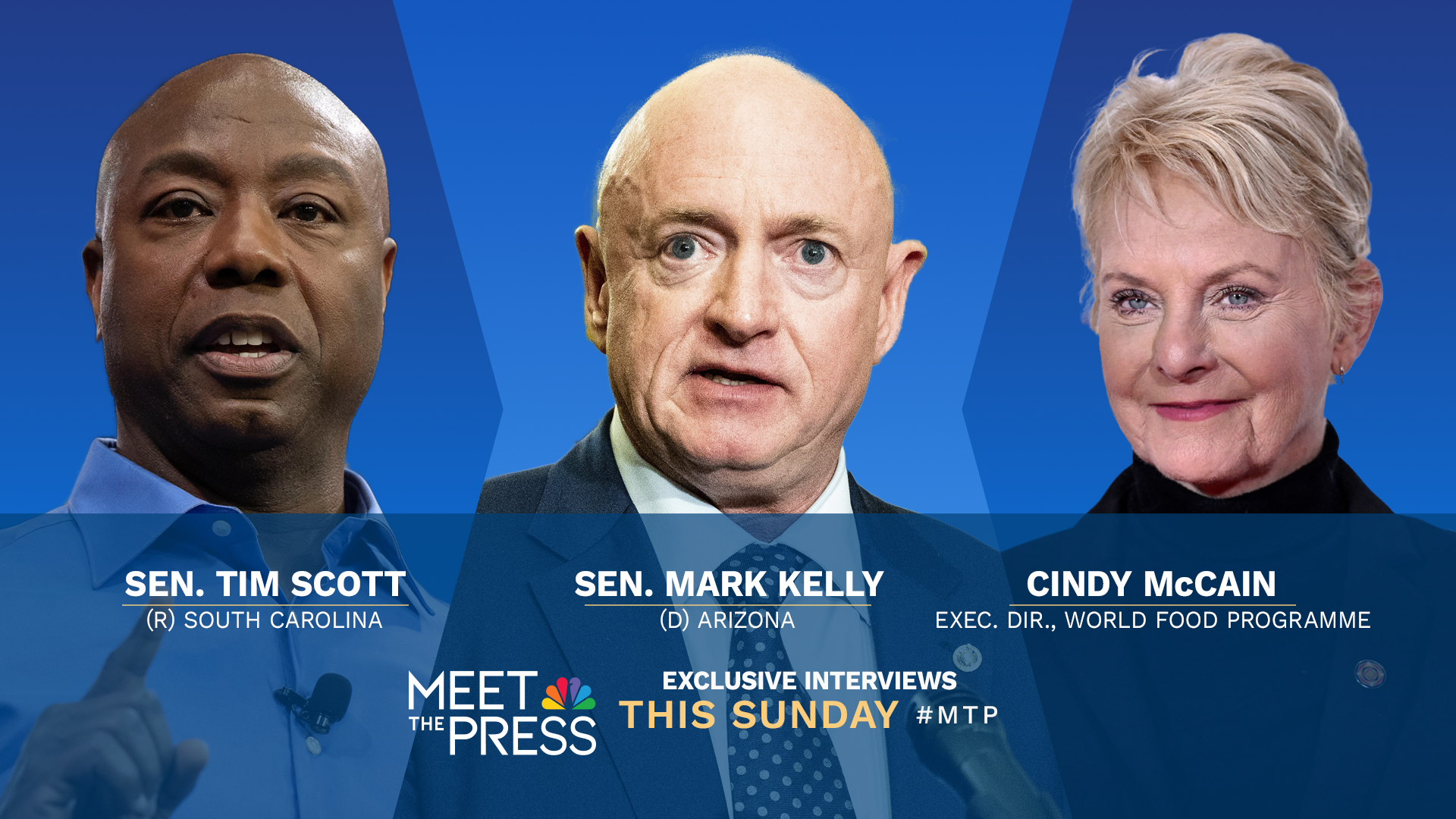 EXCLUSIVE INTERVIEWS WITH SENS. TIM SCOTT & MARK KELLY ON “MEET THE PRESS WITH KRISTEN WELKER” THIS SUNDAY