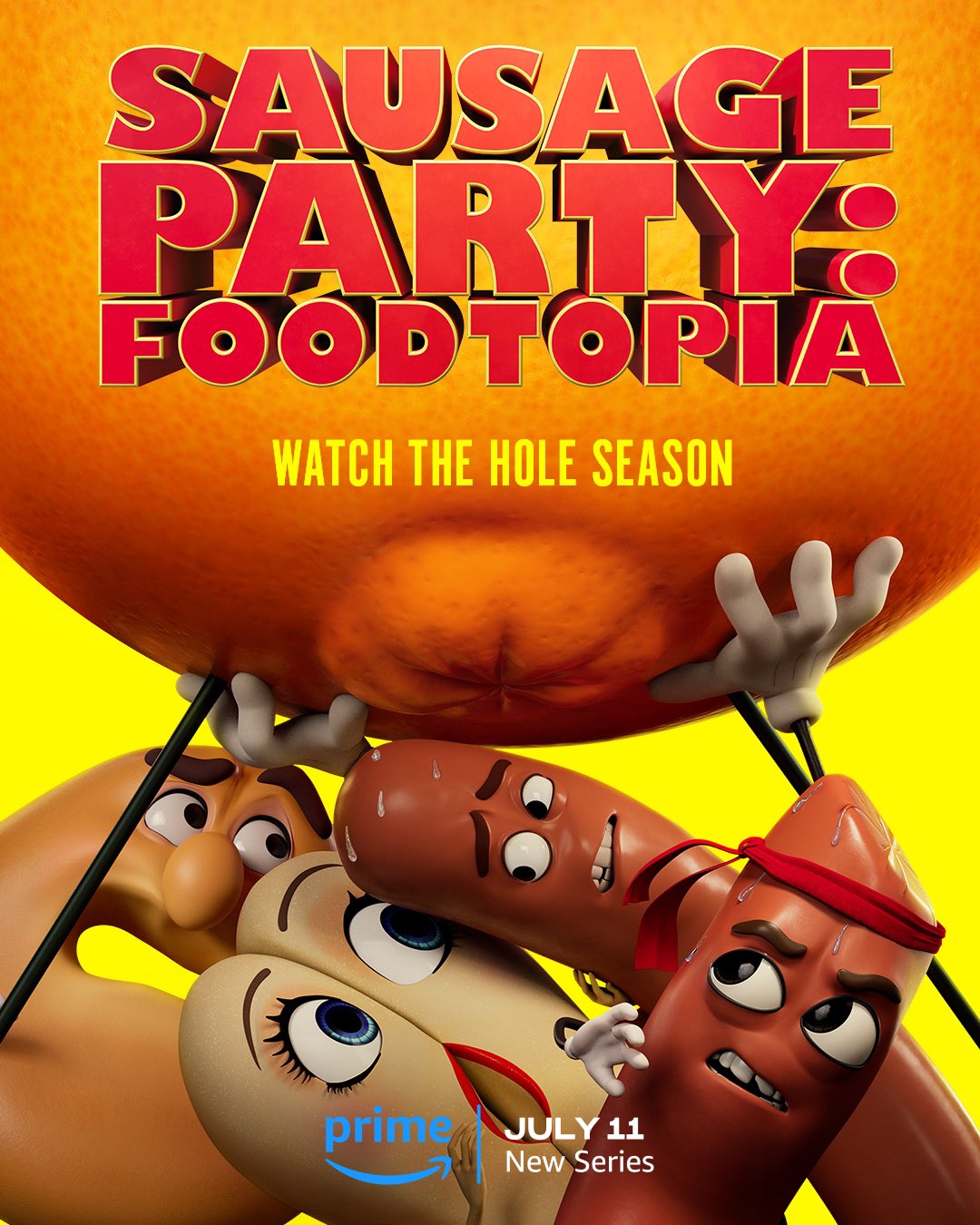 Feast Your Eyes Prime Video Reveals Sausage Party: Foodtopia’s Premiere Date