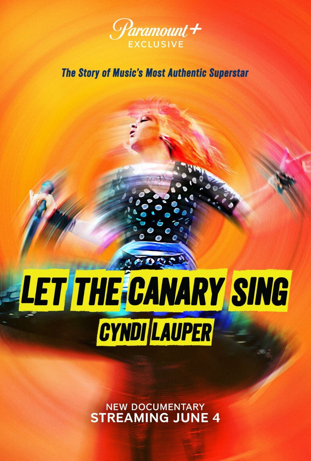 Paramount+ Announces New Cyndi Lauper Documentary "Let The Canary Sing" to Premiere June 4