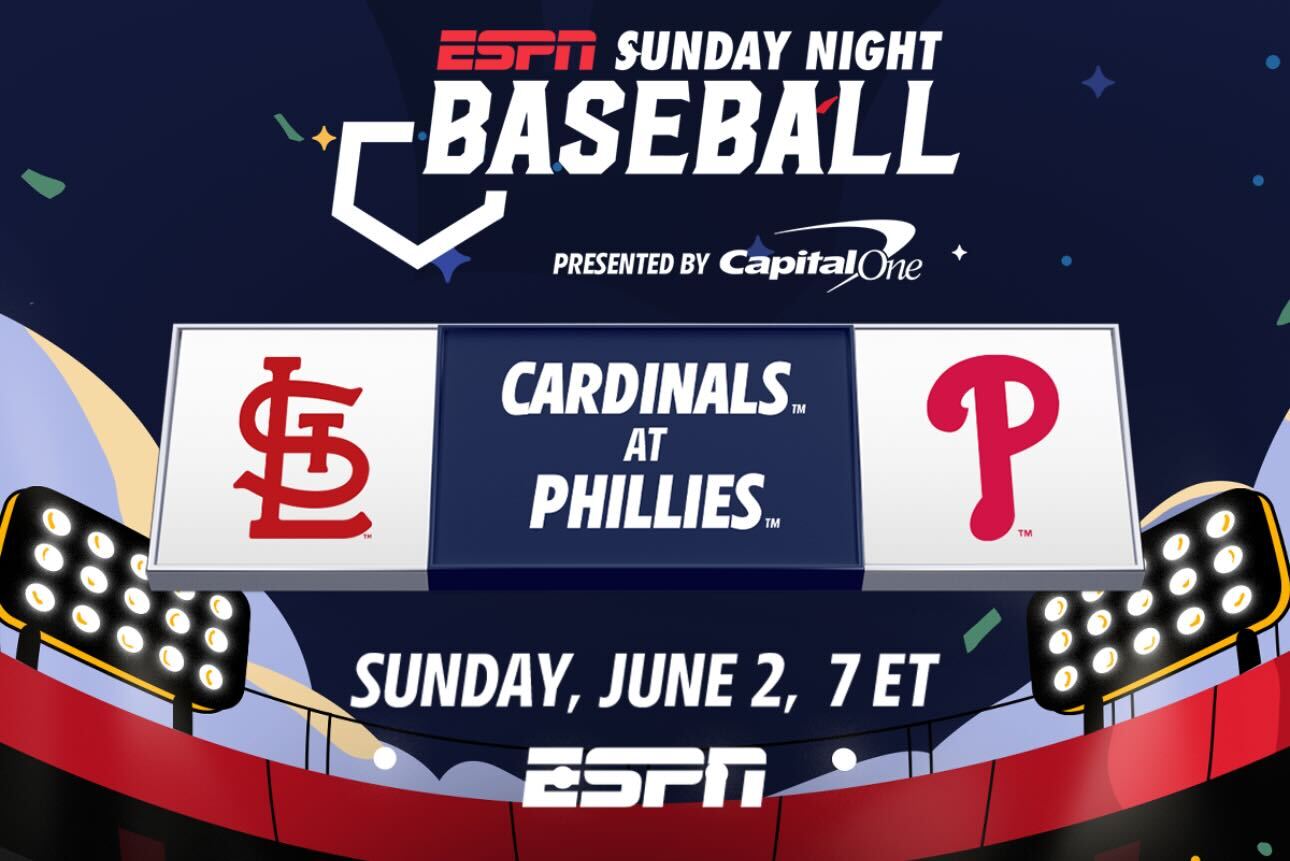 "Sunday Night Baseball Presented by Capital One" Schedule Update for June 2