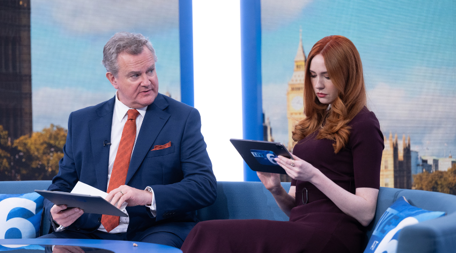 ITV has released a trailer for Douglas Is Cancelled with Hugh Bonneville and Karen Gillan