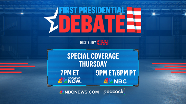 NBC NEWS, NBC NEWS NOW & NBCNEWS.COM TO PRESENT COMPREHENSIVE “DECISION 2024” COVERAGE NEXT WEEK FOR FIRST PRESIDENTIAL DEBATE