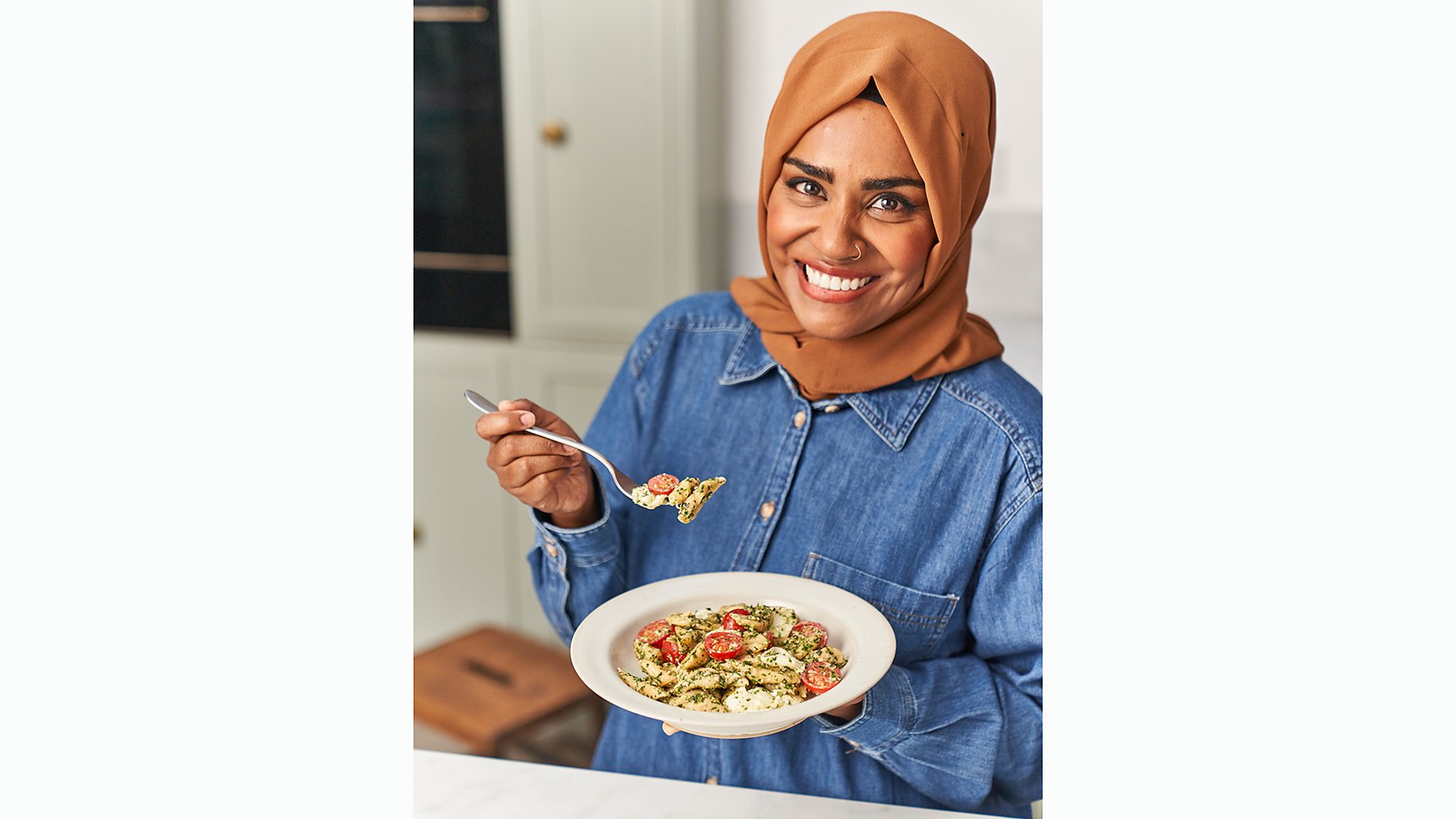 Nadiya Hussain returns with double helpings in Nadiya's Cook Once, Eat Twice for BBC Two & iPlayer