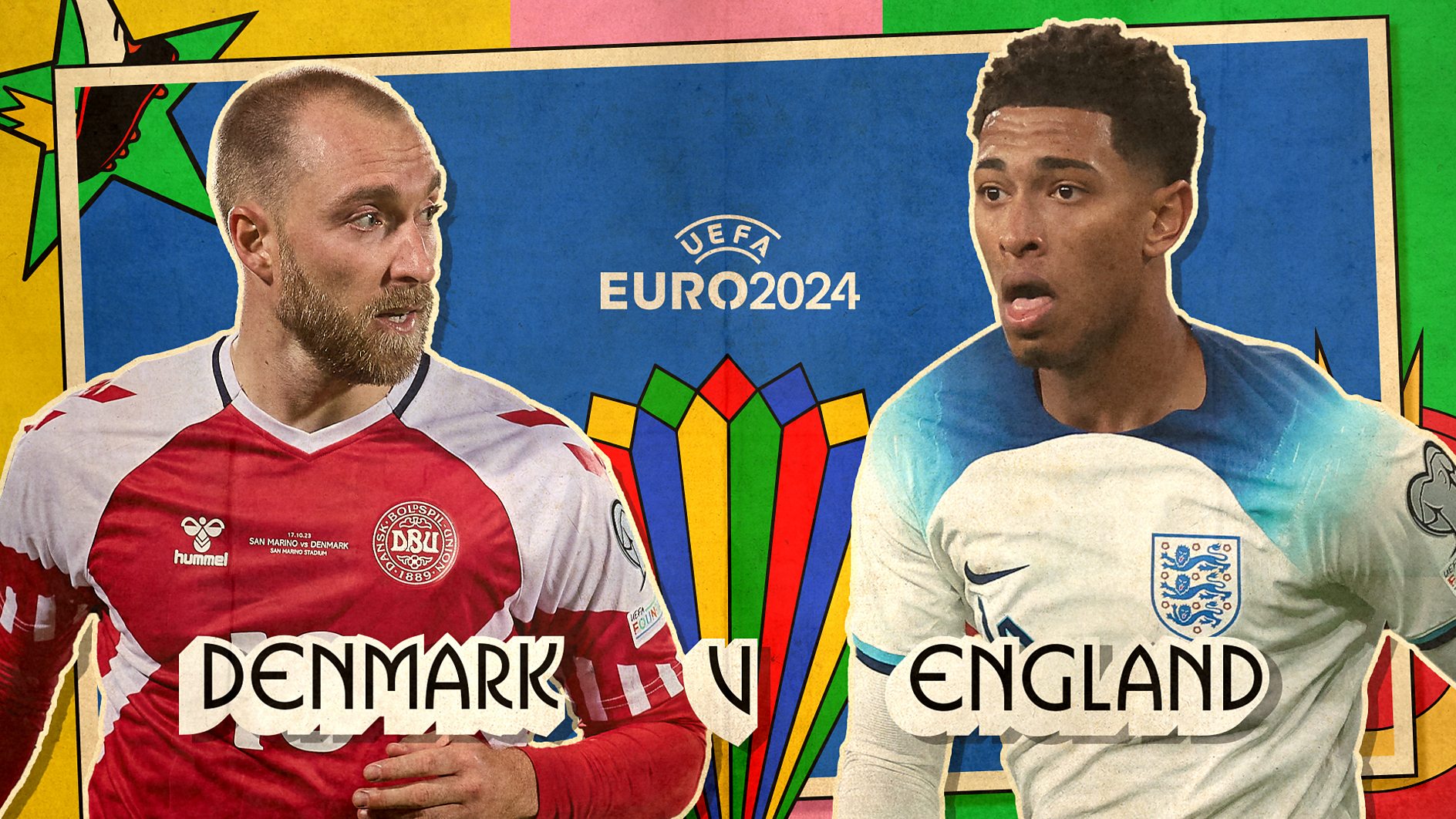 UEFA Euro 2024 Denmark v England - How to watch and follow live on TV, BBC iPlayer, Radio